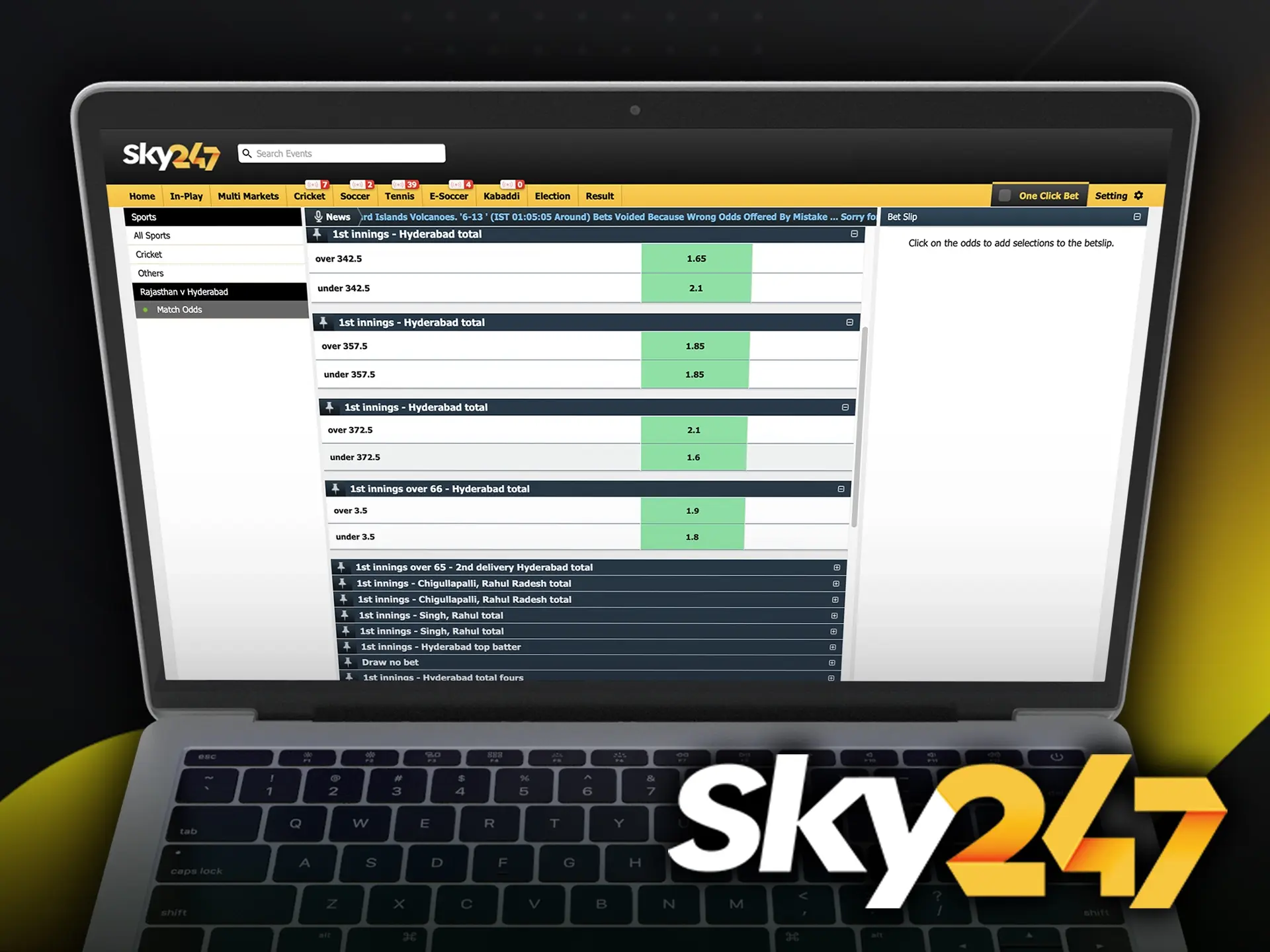 Find out about Sky247 IPL betting markets in India.