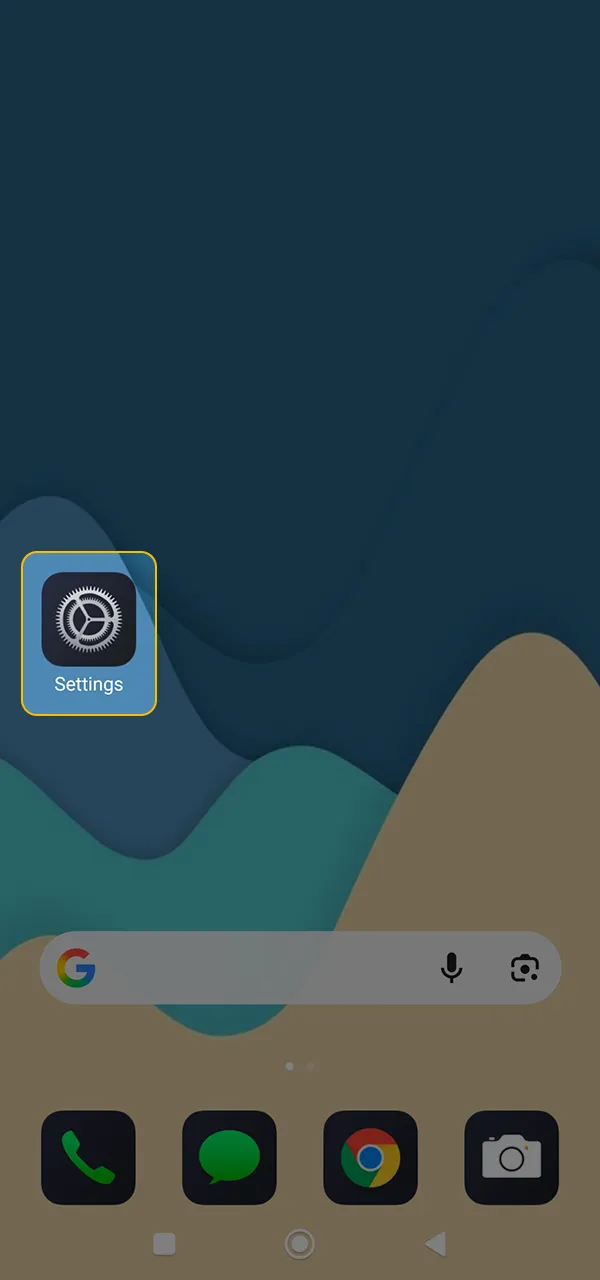 Before installing the Sky247 app, open the settings on your Android device and familiarise yourself with the interface.